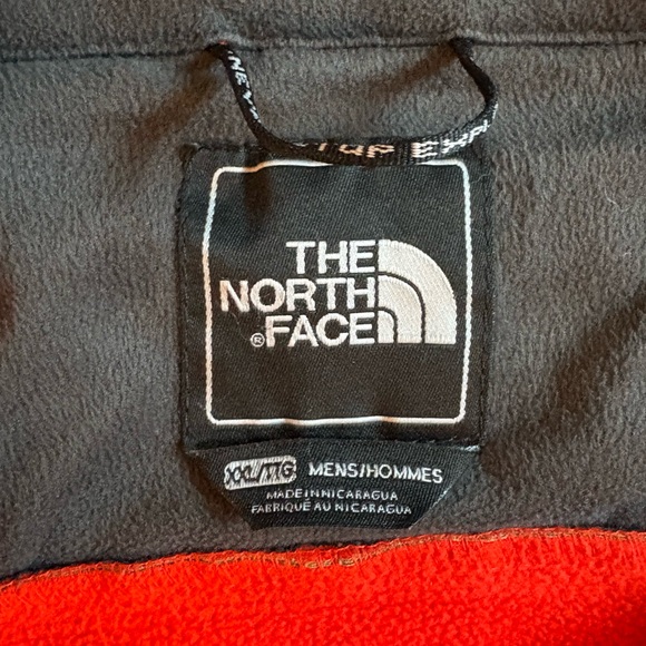 Men’s The North Face Apex Bionic jacket. Tan with orange/red details. - Picture 4 of 4